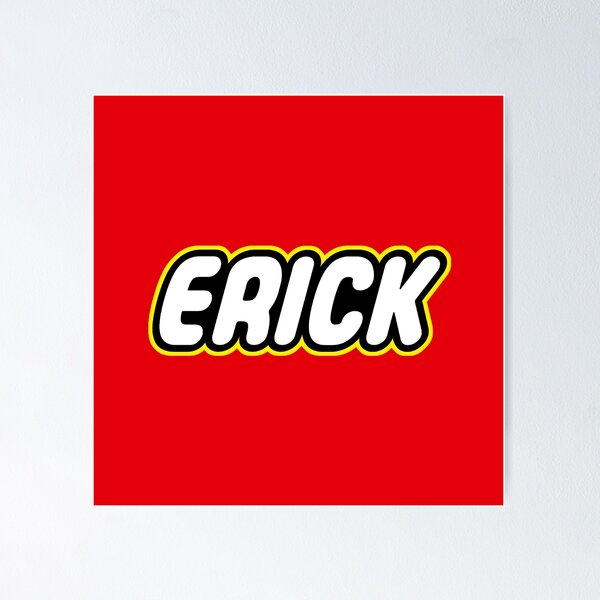 Item preview, LEtsGO Erick personalize gift for mini builders and bricks fans designed and sold by Urosek.