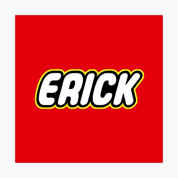 Item preview, LEtsGO Erick personalize gift for mini builders and bricks fans designed and sold by Urosek.