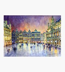 Belgium Brussel Grand Place Grote Markt Photographic Print