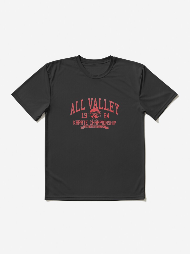 Aperçu 2 sur 7. T-shirt respirant avec l'œuvre Championnat de karaté All Valley 1984 créée et vendue par RockApparel.