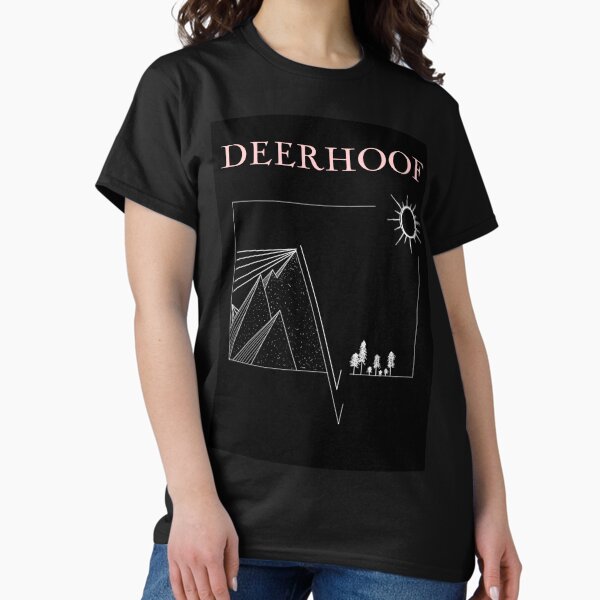 Aperçu de l'œuvre Chemise d'art en éventail Deerhoof créée et vendue par ShariPadilla.
