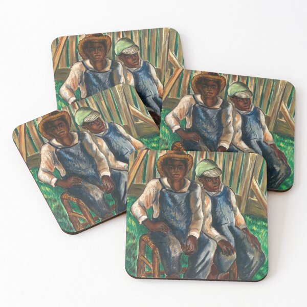 Item preview, Brothers, Malvin Gray Johnson - Harlem Renaissance Painting designed and sold by Vintage Wall Art.
