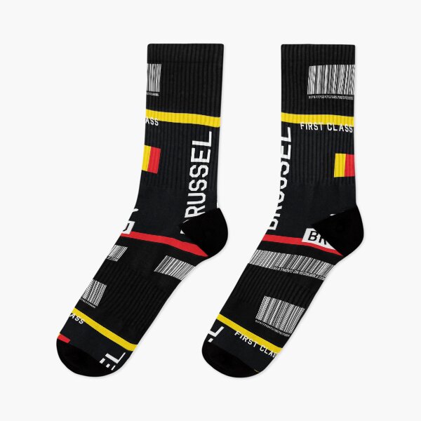Item preview, Flight Ticket Brussel in black designed and sold by swaynowo.