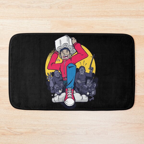 Item preview, toilet paper shopper cartoon  designed and sold by pirminio.