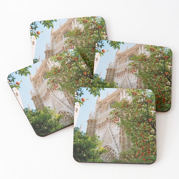 Item preview, Sevilla Spain - Cathedral (orange trees) designed and sold by JessisArt.