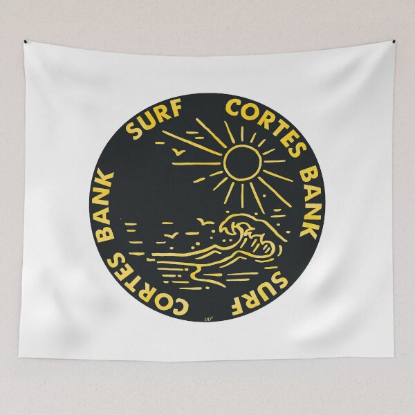 Item preview, Cortes Bank Surf Surfing Ocean Pacific Ocean Big Waves designed and sold by DESTINATIONS DECAL.