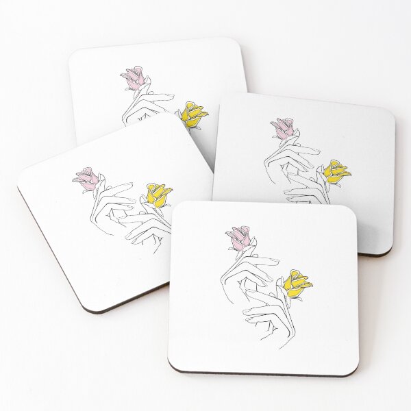 Item preview, Hands With Flowers One Line Art designed and sold by Valeria-Art.