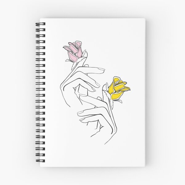 Item preview, Hands With Flowers One Line Art designed and sold by Valeria-Art.