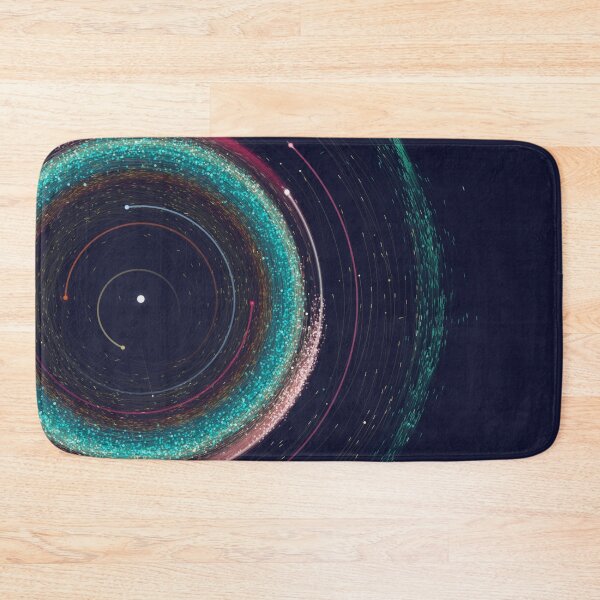 Asteroid Map of the Solar System Bath Mat