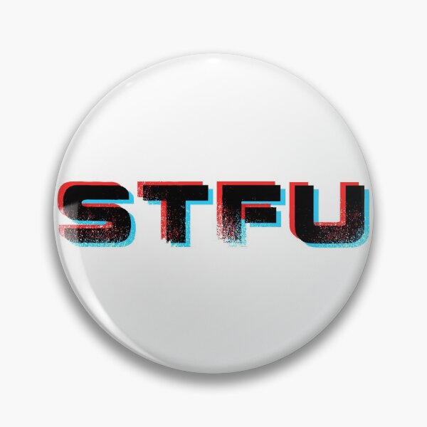 Item preview, STFU 3D (Black) designed and sold by SoulArtLove.
