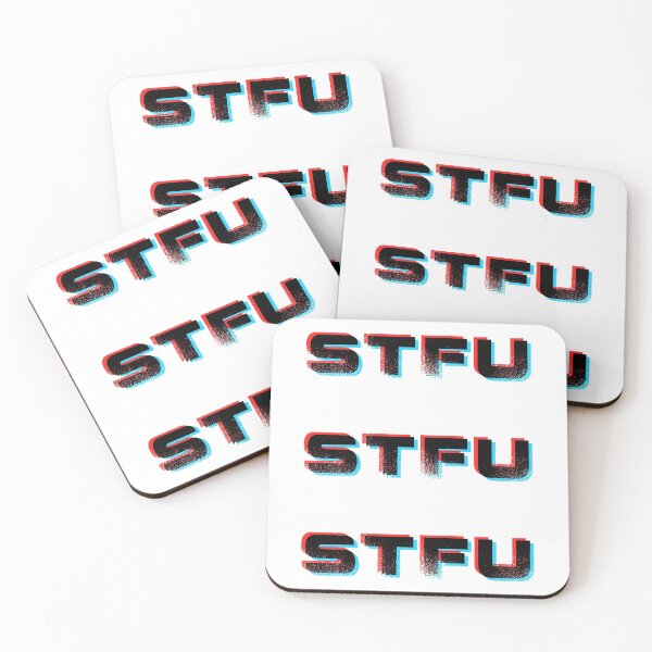 Item preview, STFU 3D (Black) designed and sold by SoulArtLove.