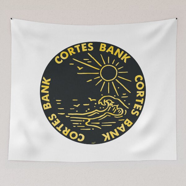 Item preview, Cortes Bank Surf Surfing Ocean Pacific Ocean Big Waves designed and sold by DESTINATIONS DECAL.