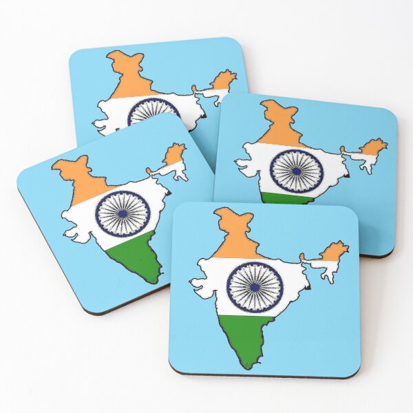 Item preview, India Map With Indian Flag designed and sold by Havocgirl.