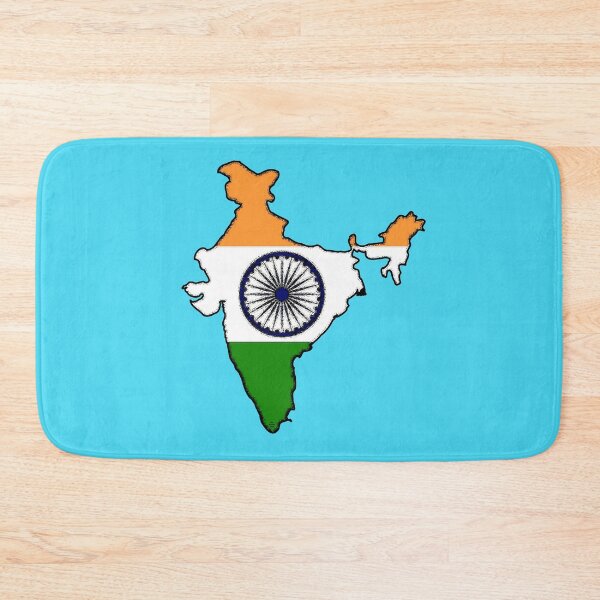 Item preview, India Map With Indian Flag designed and sold by Havocgirl.