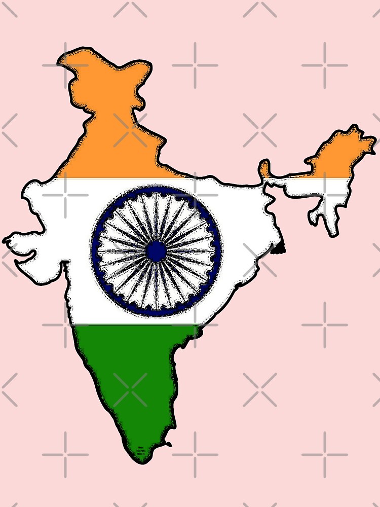 430+ India Flag Map Stock Illustrations, Royalty-Free Vector Graphics &  Clip Art - iStock