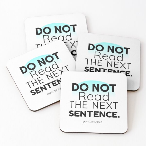 Item preview, Do Not Read The Next Sentence, You Little Rebel  designed and sold by itismimi.