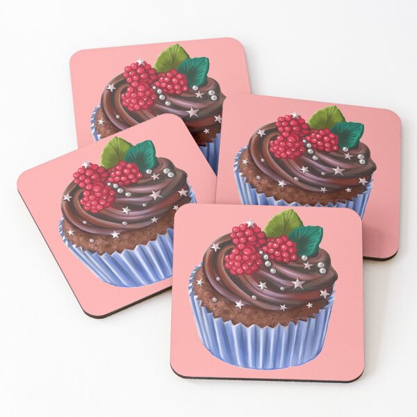 Item preview, Raspberry Chocolate Cupcake  designed and sold by Savi Singh.