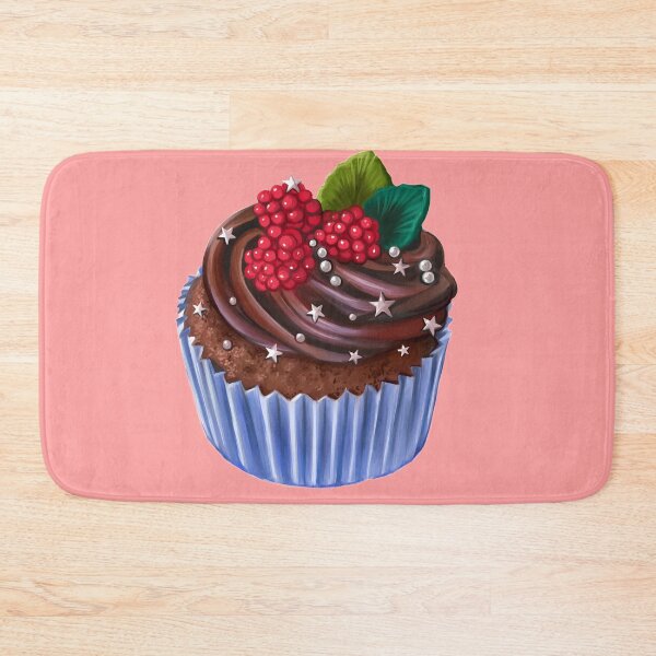 Item preview, Raspberry Chocolate Cupcake  designed and sold by Savi Singh.