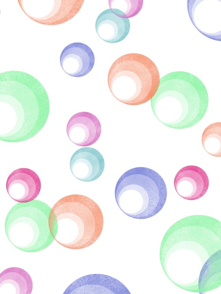 Thumbnail 4 of 4, iPhone Case, Colored bubbles designed and sold by powerpointer.