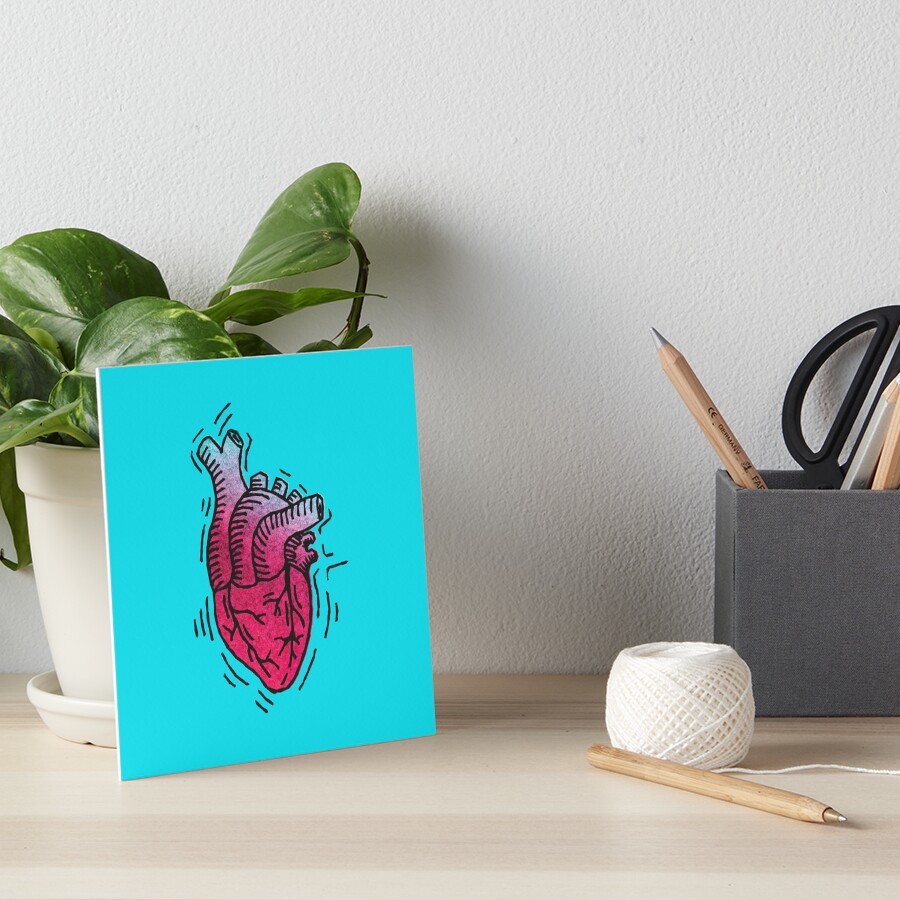 "Pitter Patter Goes My Heart" Art Board Print for Sale by JacobSoma