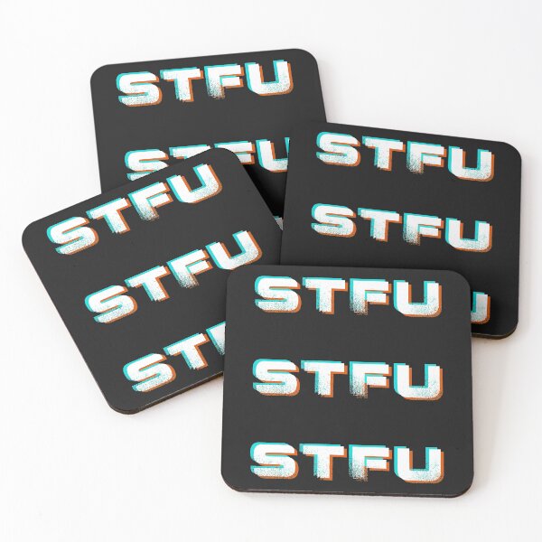 Item preview, STFU 3D (White) designed and sold by SoulArtLove.