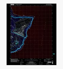USGS TOPO Map Guam Pati Point 462407 2000 24000 Inverted Photographic Print