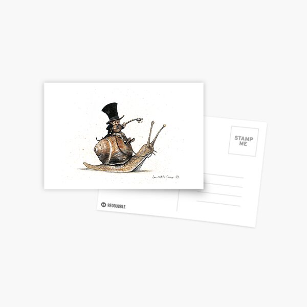 The Tiny Mini-Minstrel Postcard