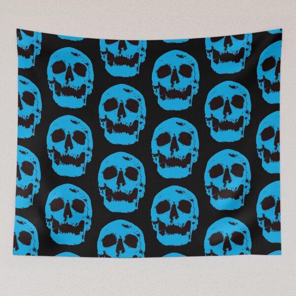 Item preview, Blue Decaying Skull - S1 designed and sold by QuarterMoon.