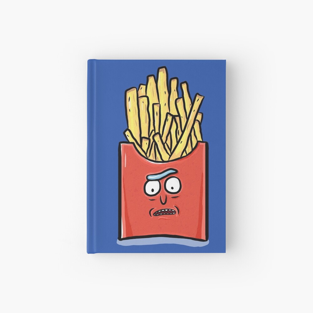 French Fries Rick Sanchez - Rick and Morty Hardcover Journal