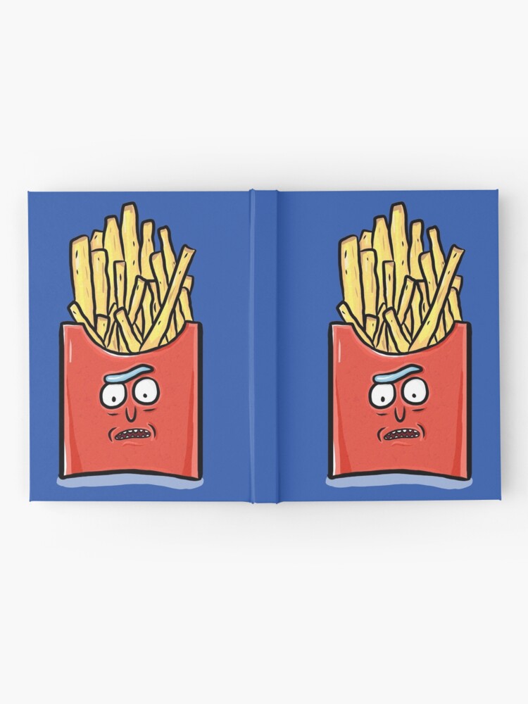 Alternate view of French Fries Rick Sanchez - Rick and Morty Hardcover Journal
