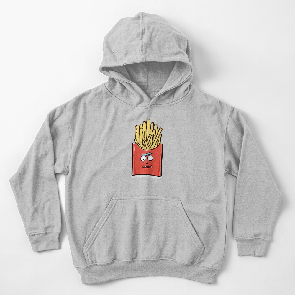 French Fries Rick Sanchez - Rick and Morty Kids Pullover Hoodie