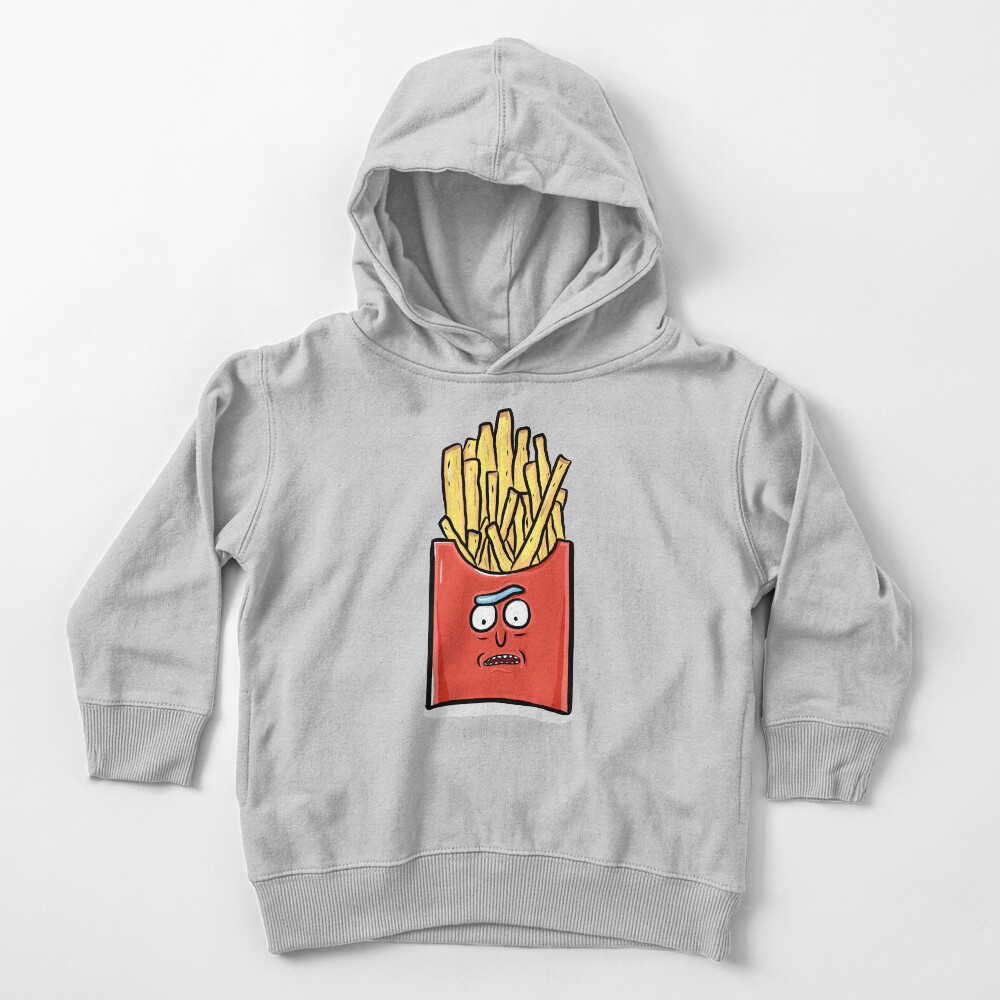 French Fries Rick Sanchez - Rick and Morty Toddler Pullover Hoodie