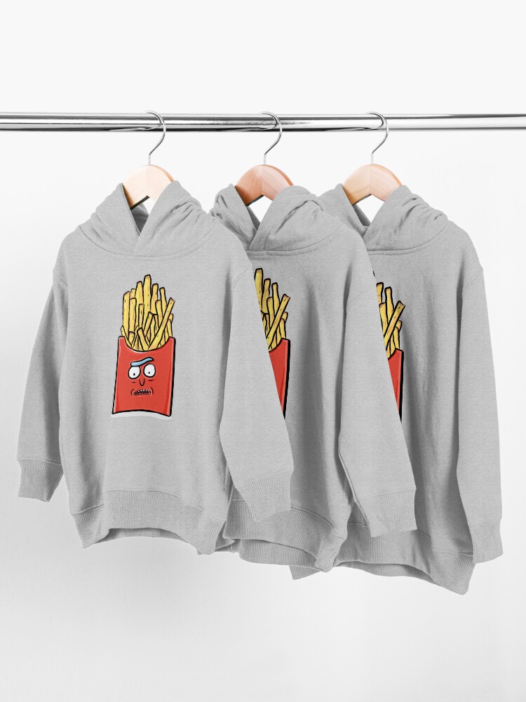 Alternate view of French Fries Rick Sanchez - Rick and Morty Toddler Pullover Hoodie