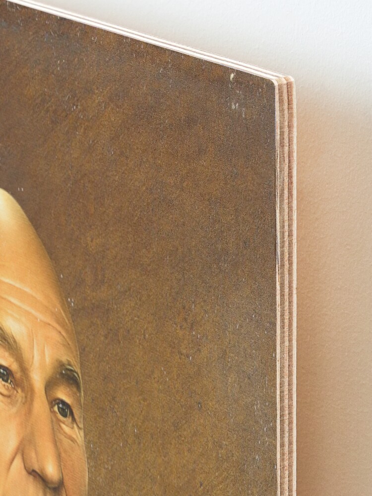 Alternate view of Sir Patrick Stewart OBE - replaceface Mounted Print