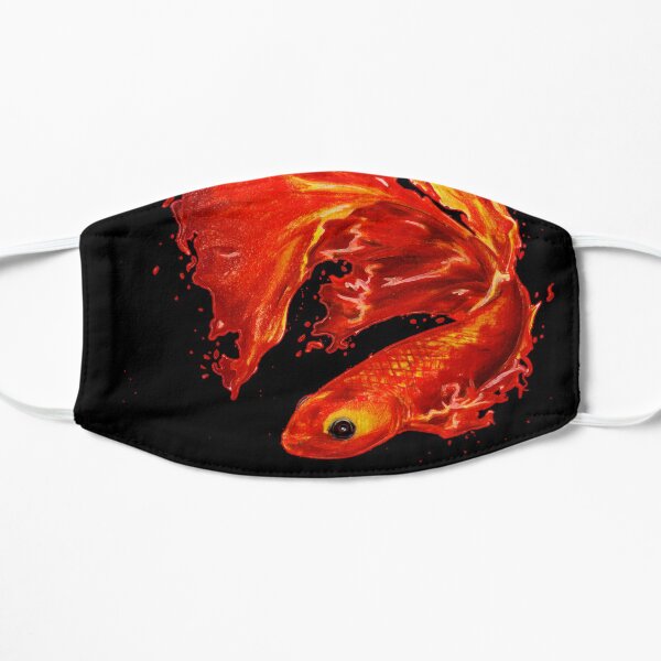 Molten Fire Fish Flat Mask