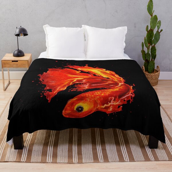 Item preview, Molten Fire Fish designed and sold by FishWithATopHat.