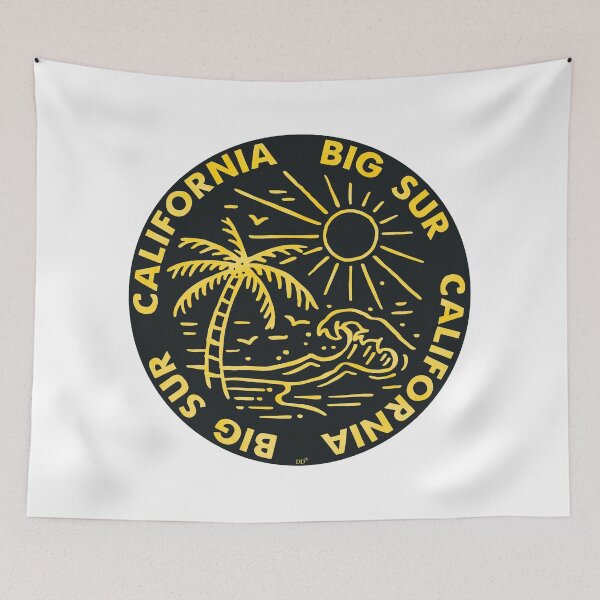 Item preview, Big Sur California Surf Surfing Beach Pacific Ocean designed and sold by DESTINATIONS DECAL.