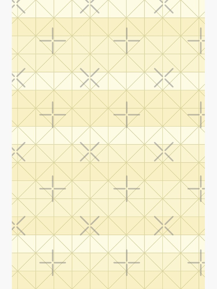 Geometric pattern yellow by PrintablesP