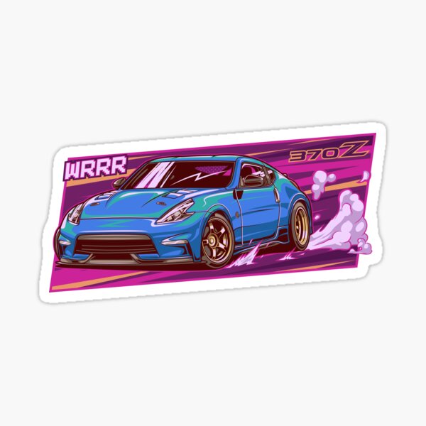 Item preview, Nissan 370z | Retro Wave designed and sold by RACING FACTORY.