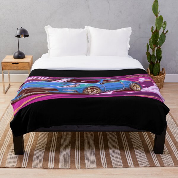 Nissan 370z | Retro Wave Throw Blanket