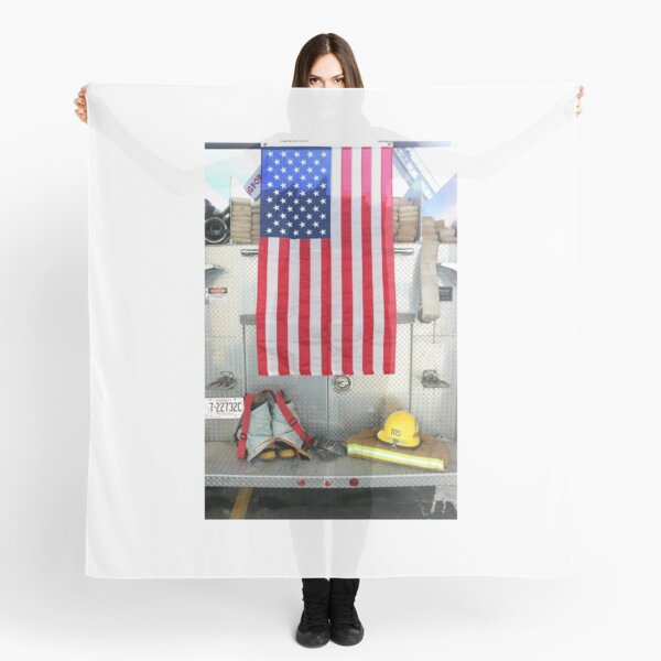 A Firefighters Farewell, A Tribute to The Firefighters Everywhere Scarf