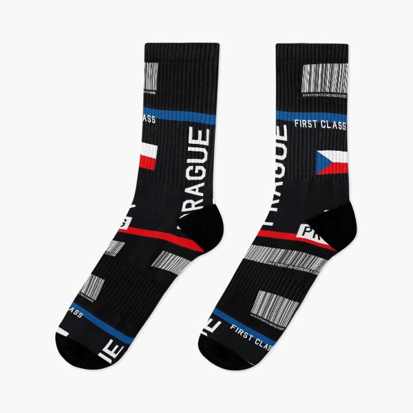 Item preview, Flight Ticket Prague in black designed and sold by swaynowo.