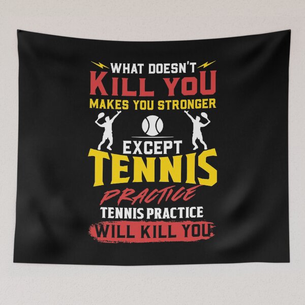 Item preview, Tennis Practice Will Kill You - Funny Coach Shirt designed and sold by biNutz.