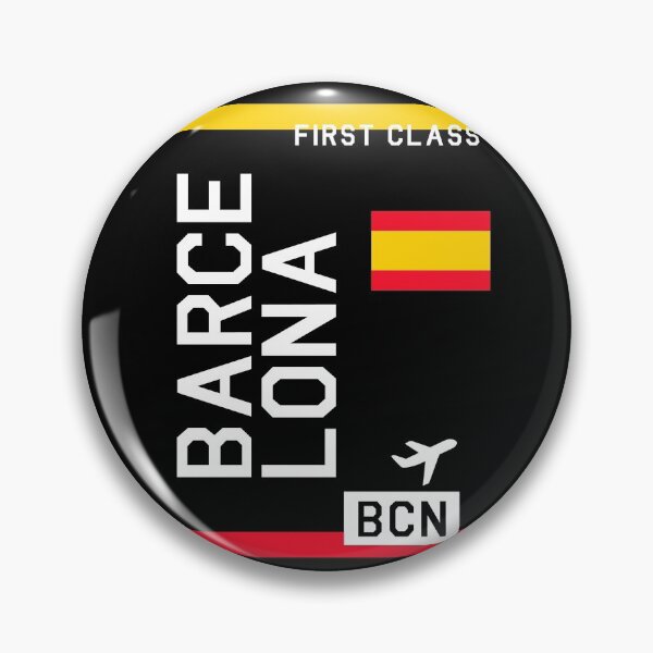 Artikelvorschau, Flugticket Barcelona in schwarz entworfen und verkauft von swaynowo.