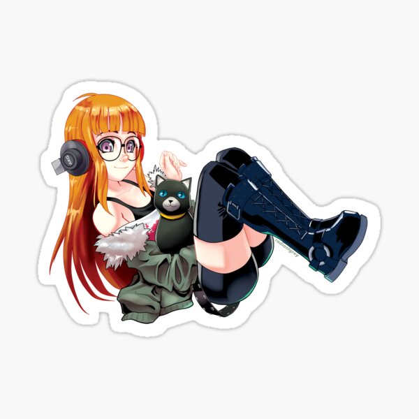 Persona 5 Futaba and Morgana Sticker