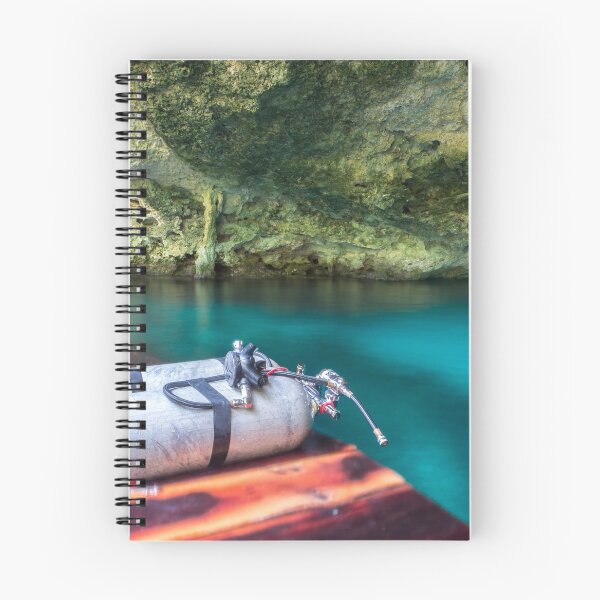 Item preview, Scuba diving in Mexican Cenote designed and sold by michieldros.