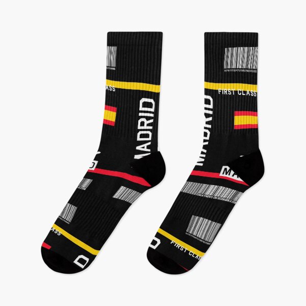 Item preview, Flight Ticket Madrid in black designed and sold by swaynowo.