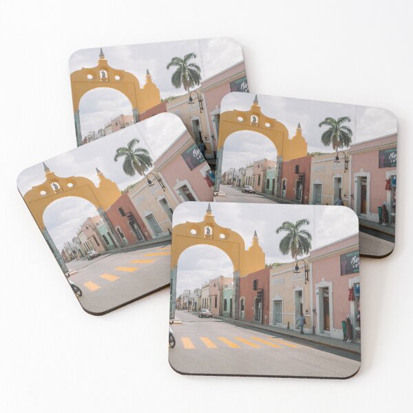 Item preview, Mérida Mexico yellow city gate designed and sold by michieldros.