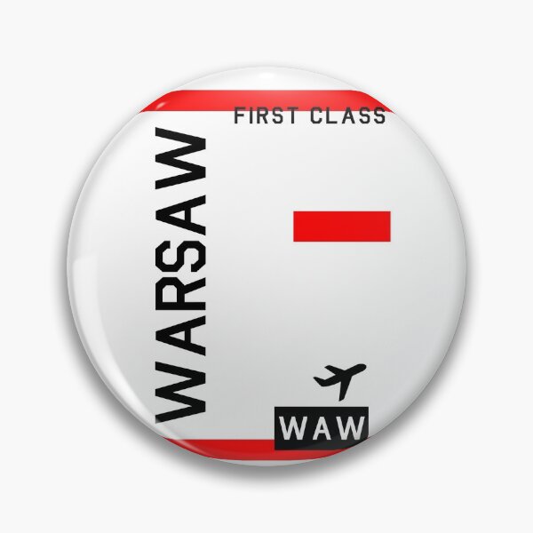 Artikelvorschau, Flugticket Warshaw entworfen und verkauft von swaynowo.