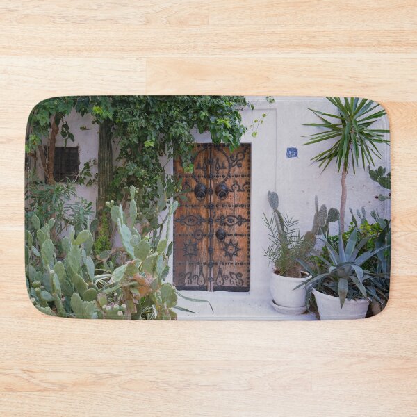 Item preview, The old door of the white Mediterranean house designed and sold by movejulie.